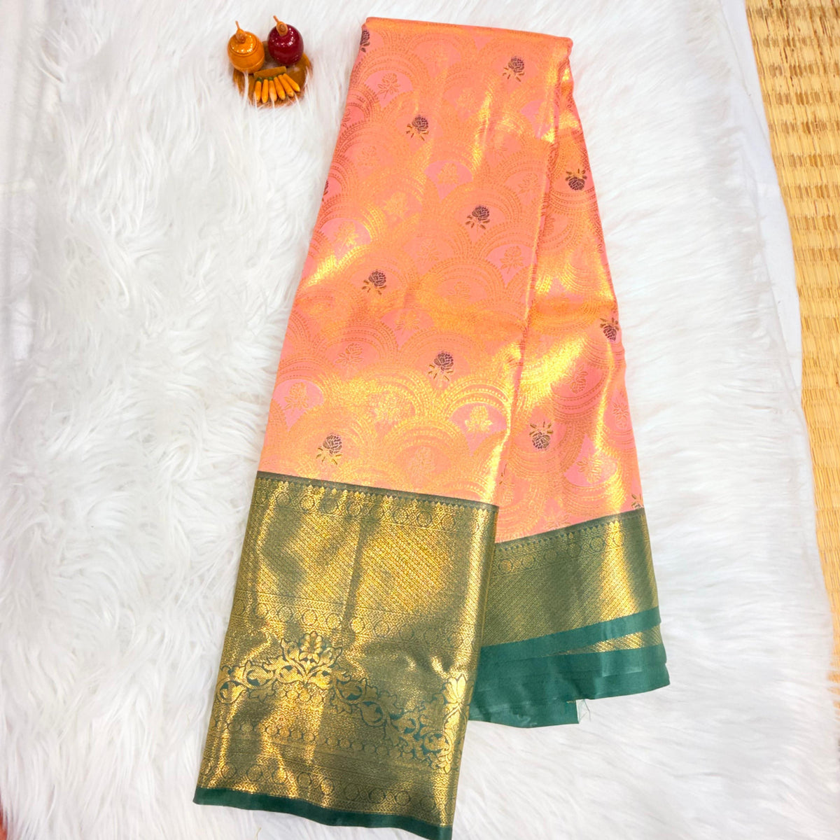 Semi Kanchipattu Saree