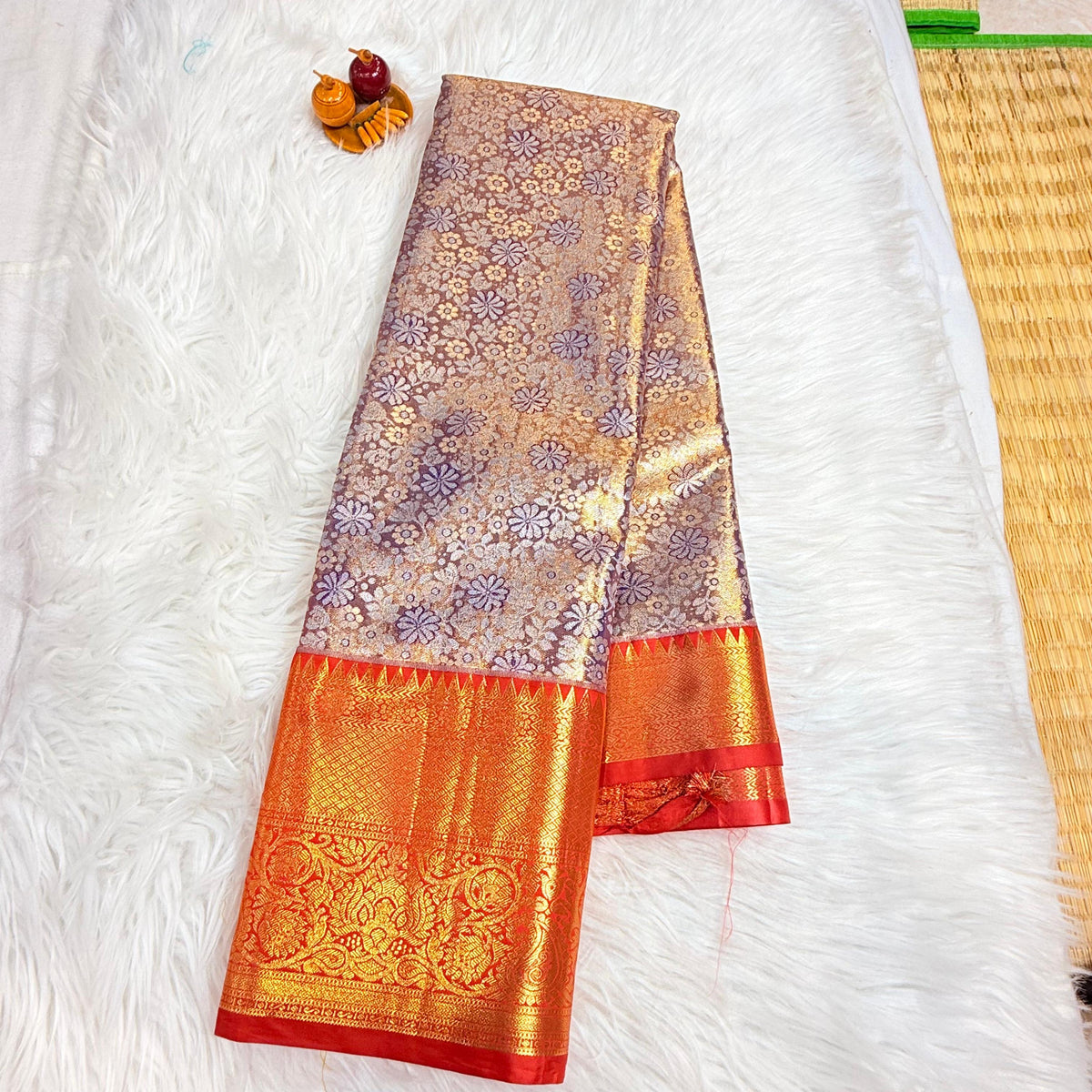Semi Kanchipattu Saree