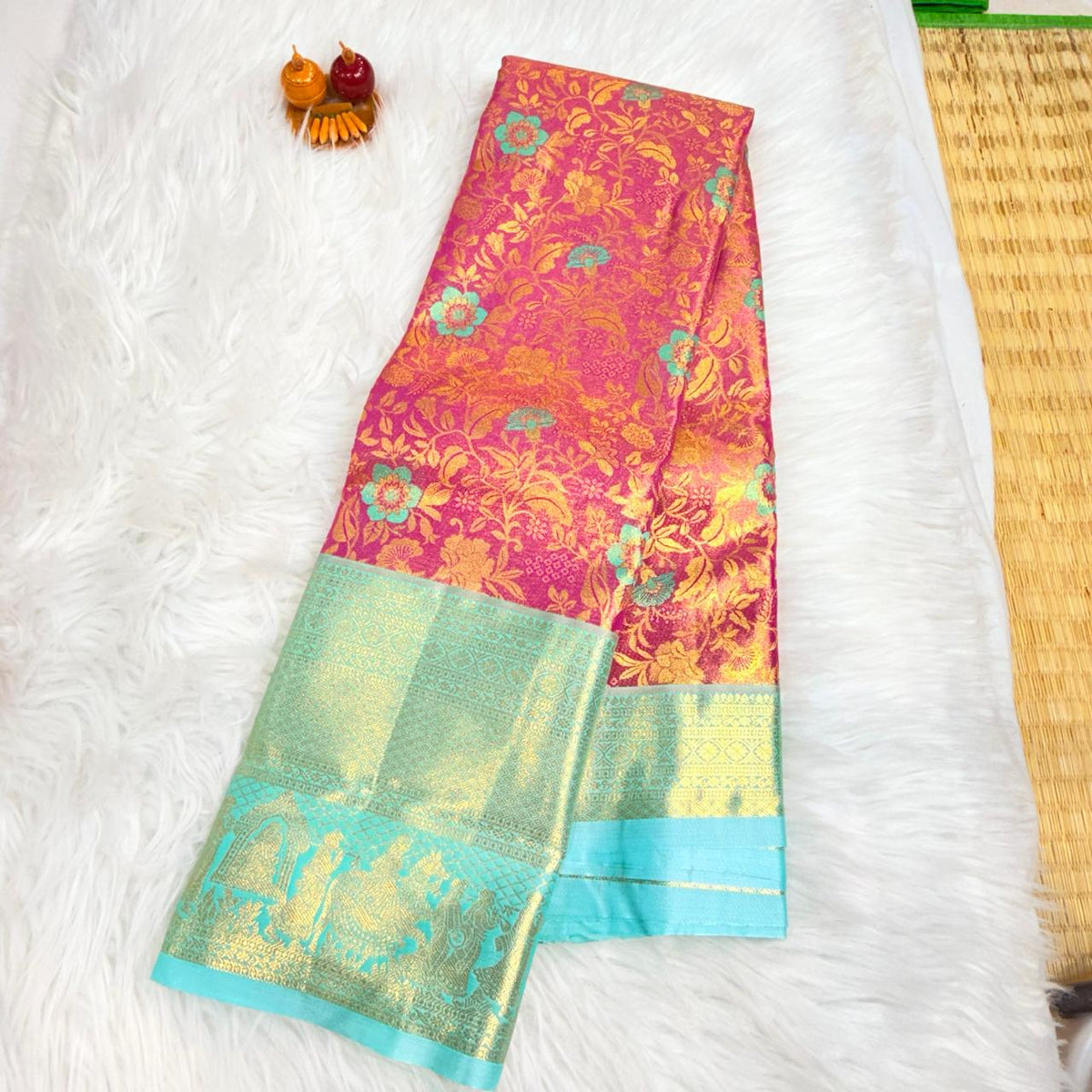 Semi Kanchipattu Saree