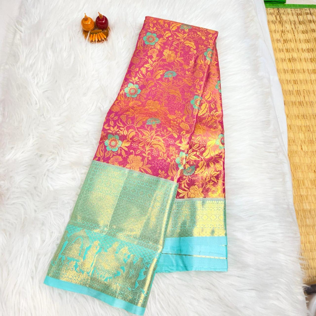 Semi Kanchipattu Saree