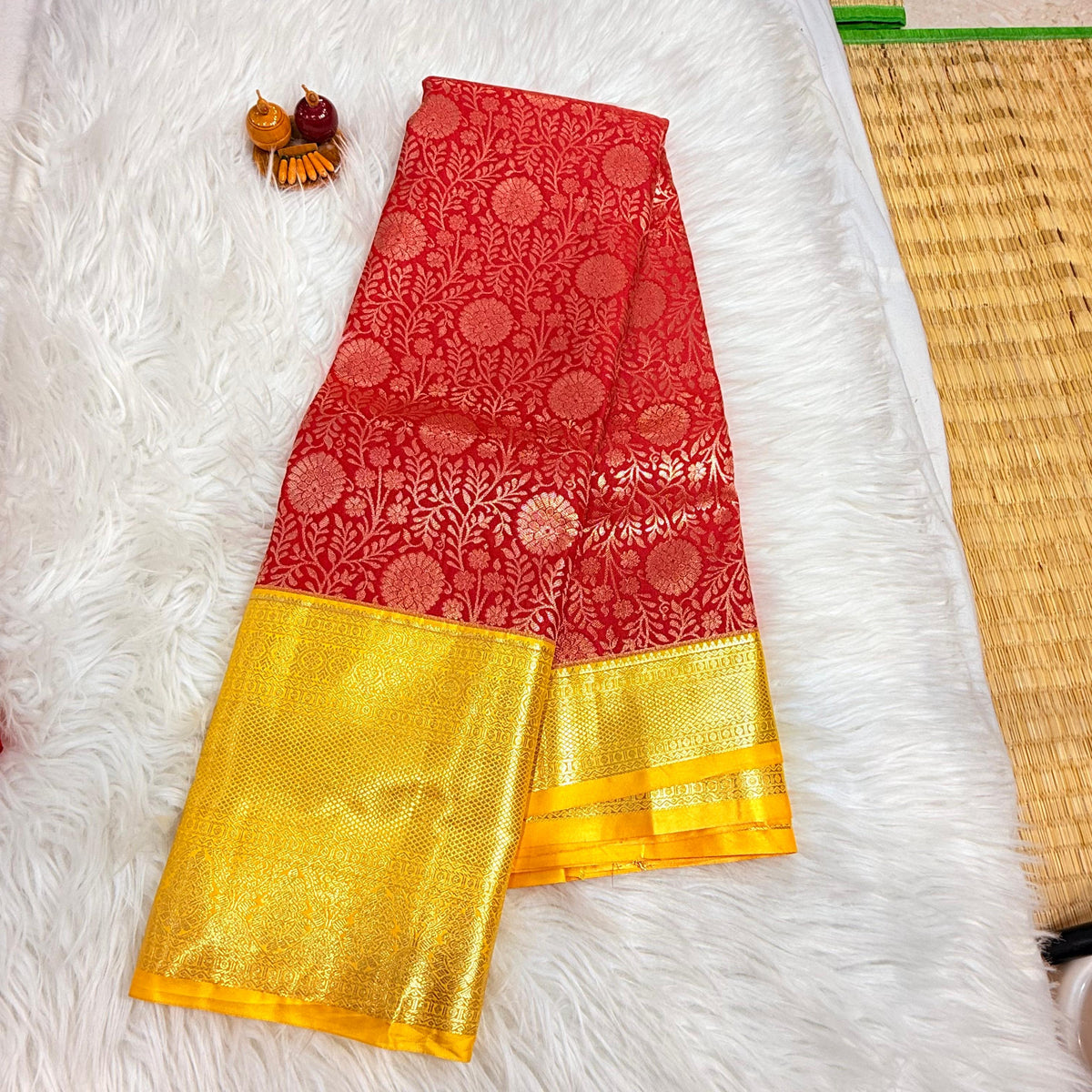 Semi Kanchipattu Saree