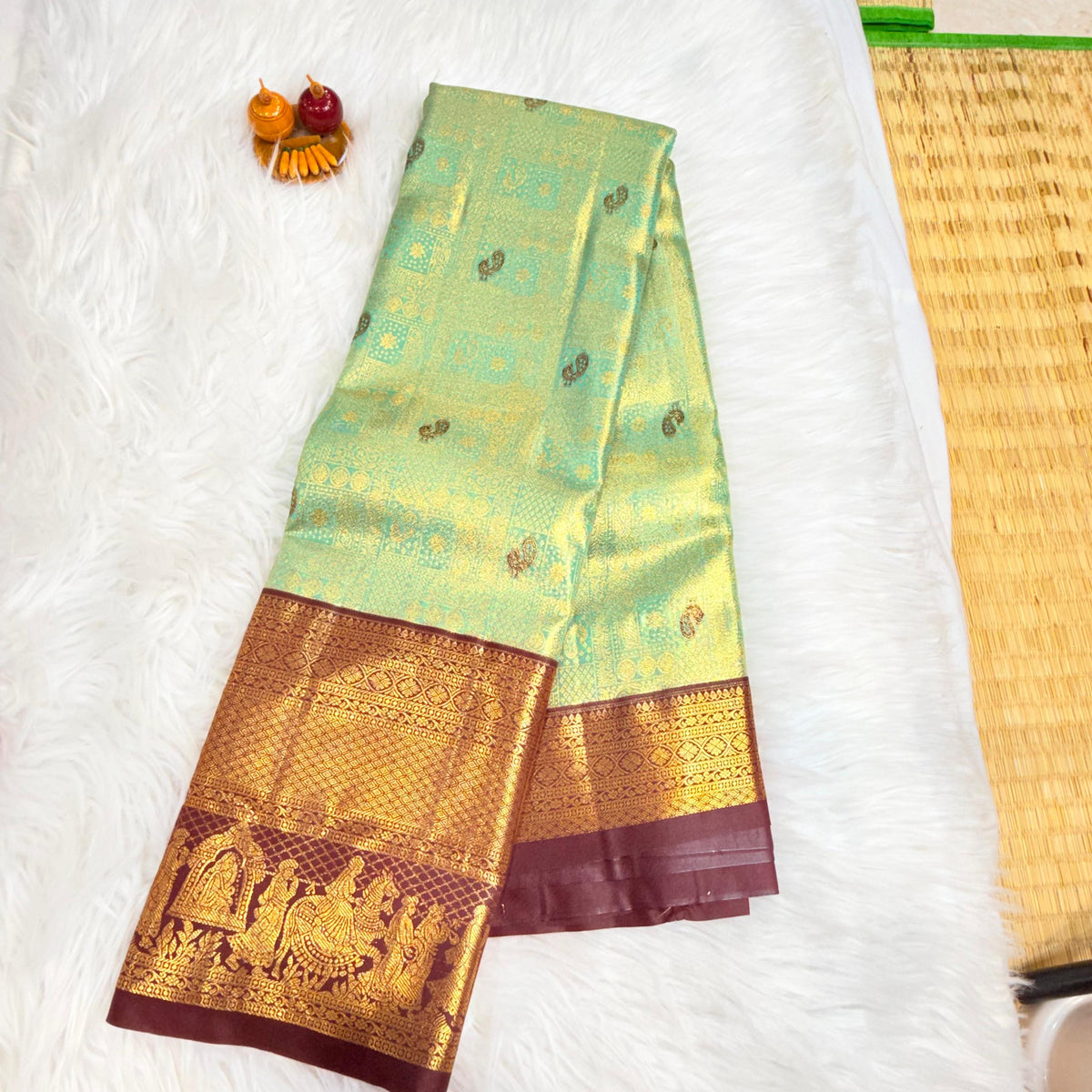 Semi Kanchipattu Saree