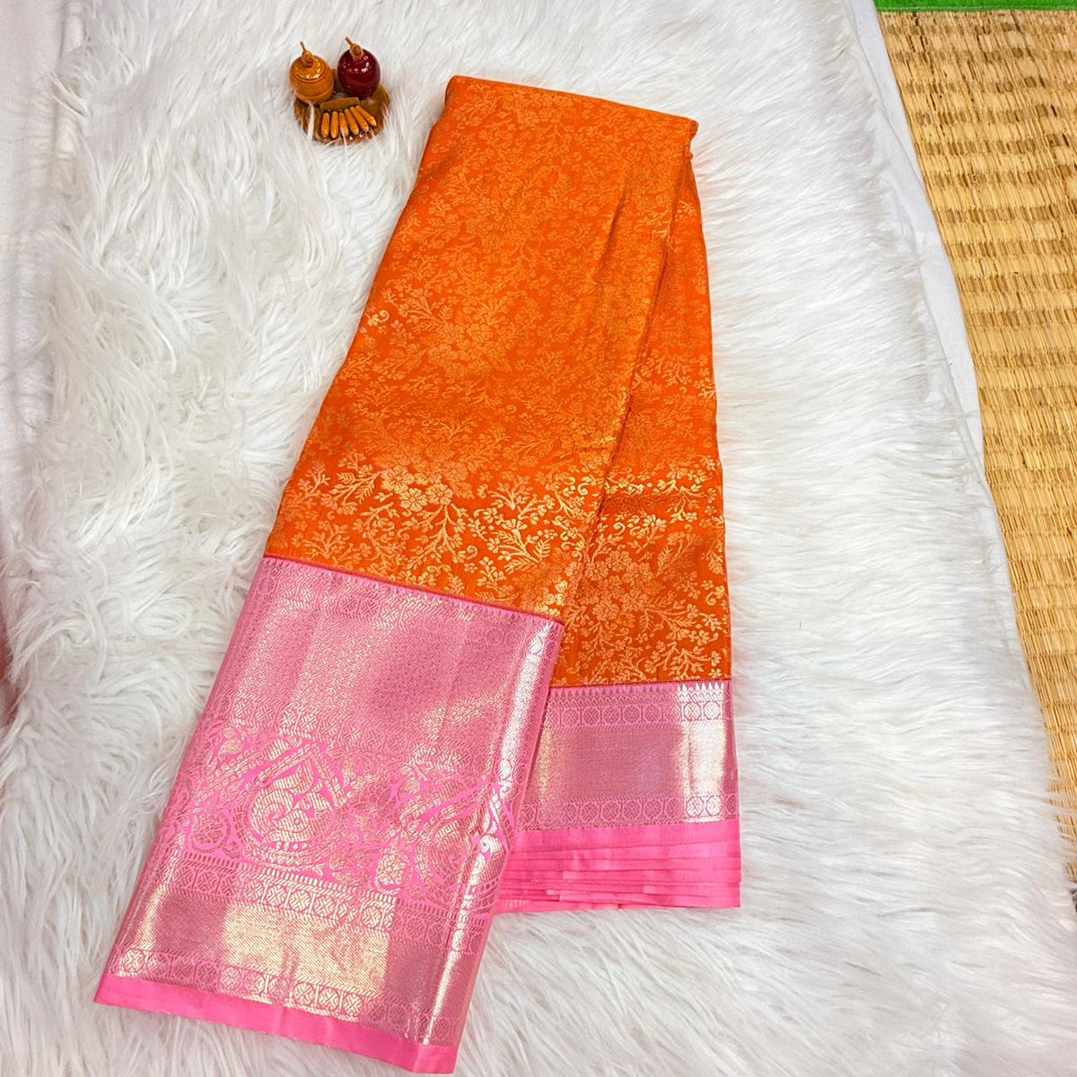 Semi Kanchipattu Saree