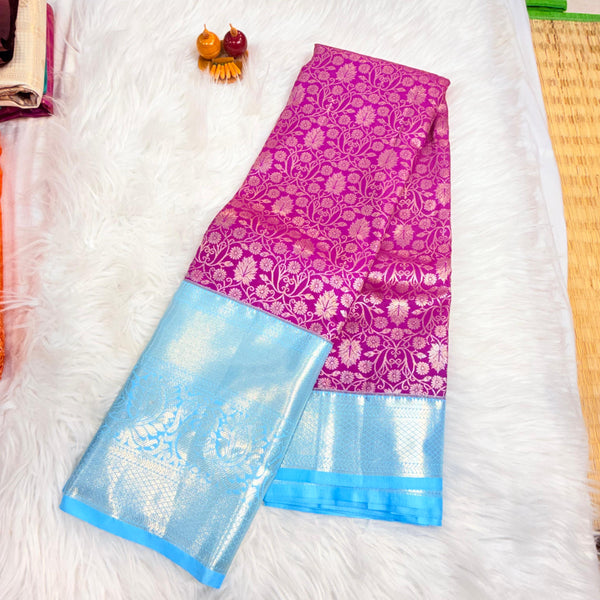 Semi Kanchipattu Saree