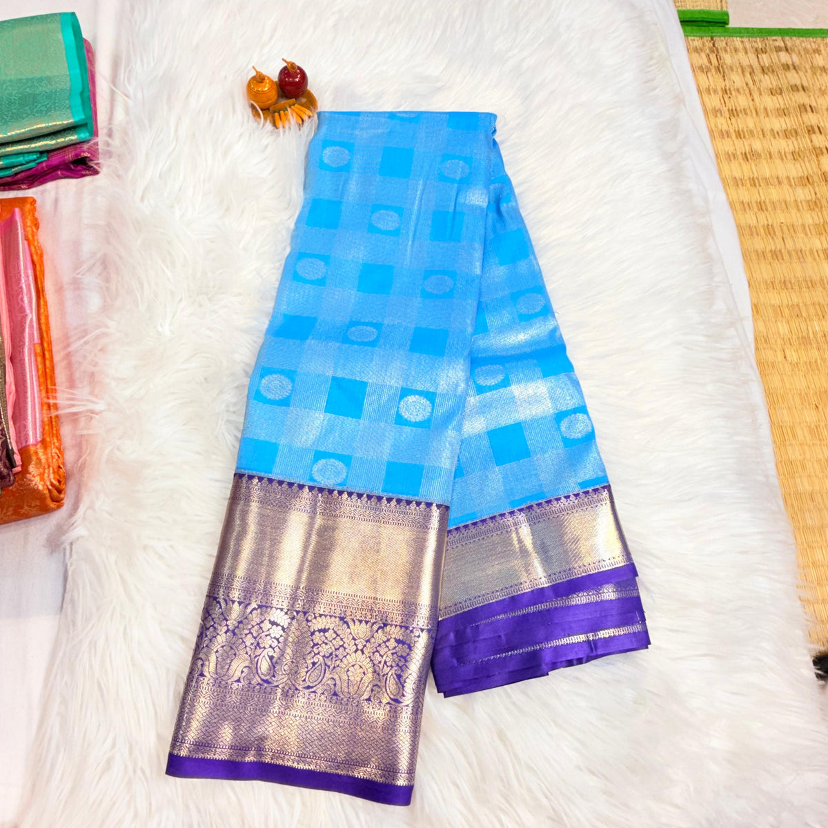 Semi Kanchipattu Saree