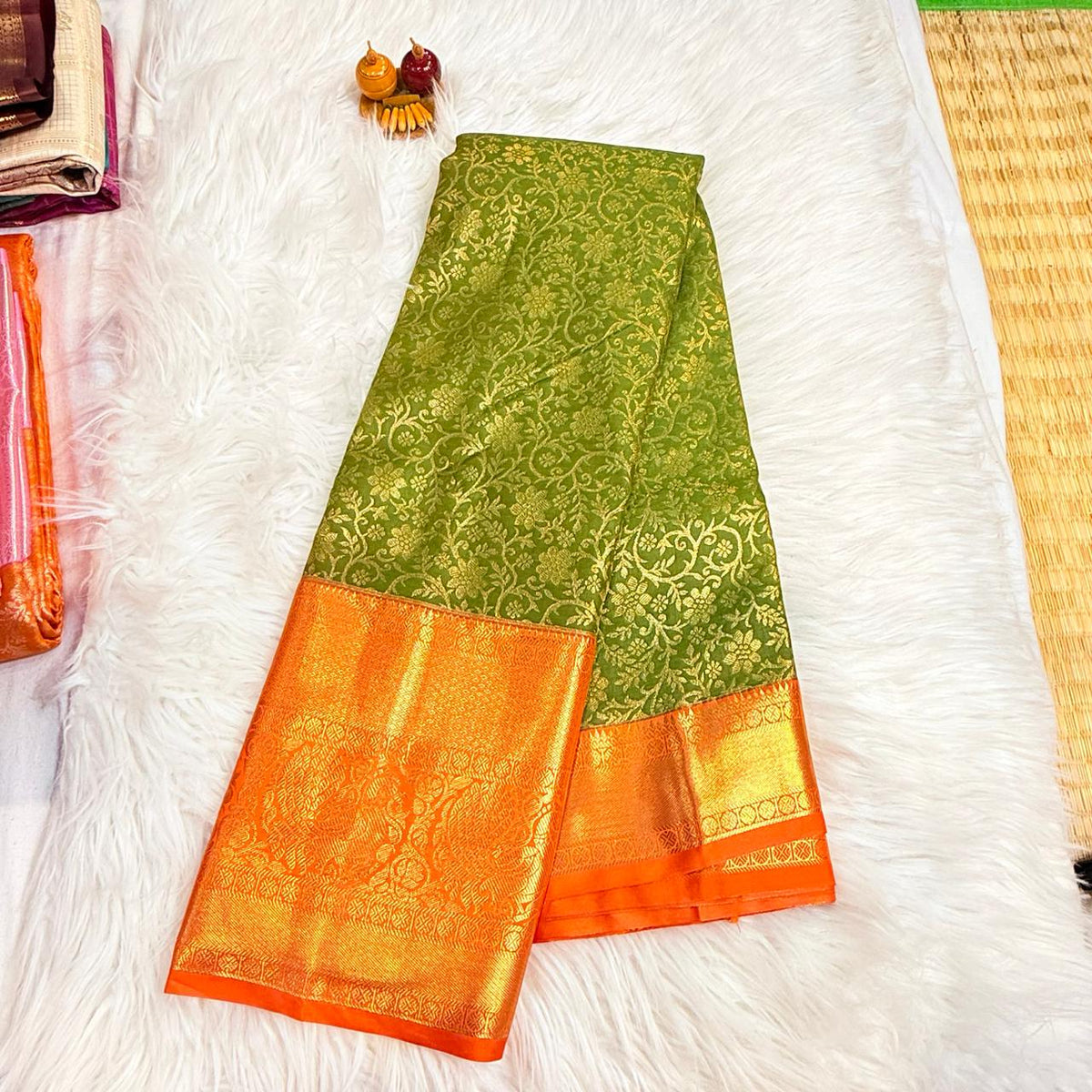 Semi Kanchipattu Saree