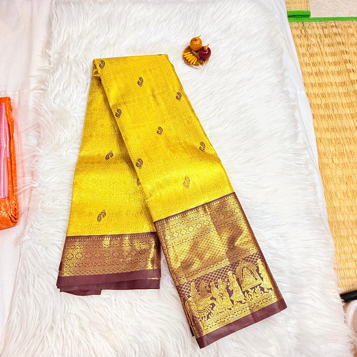 Semi Kanchipattu Saree