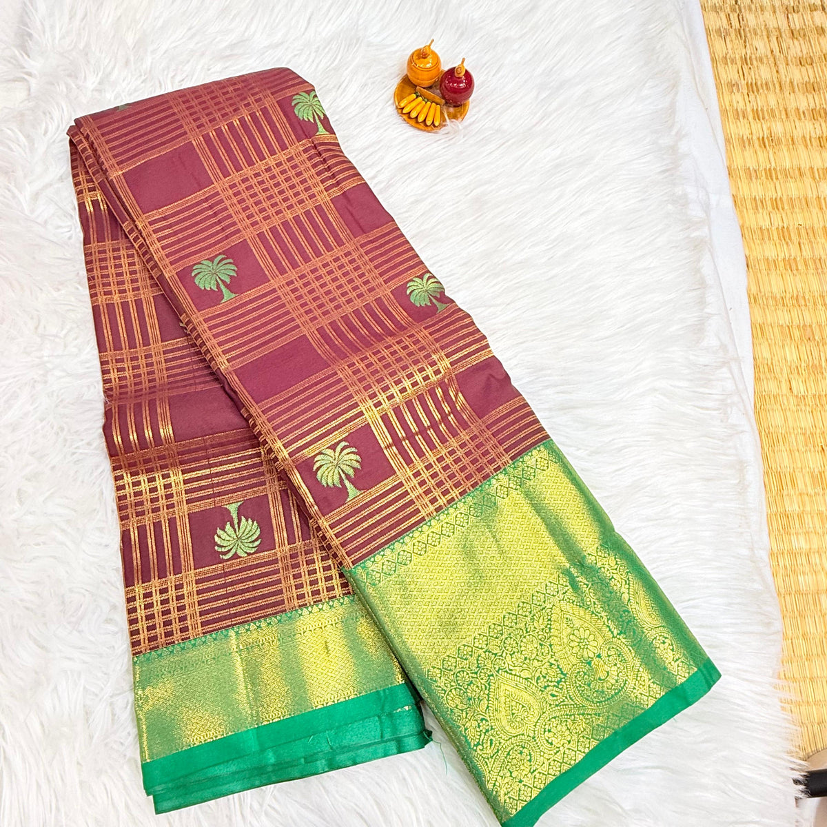 Semi Kanchipattu Saree