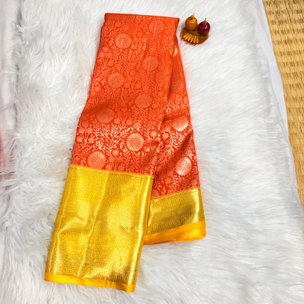 Semi Kanchipattu Saree