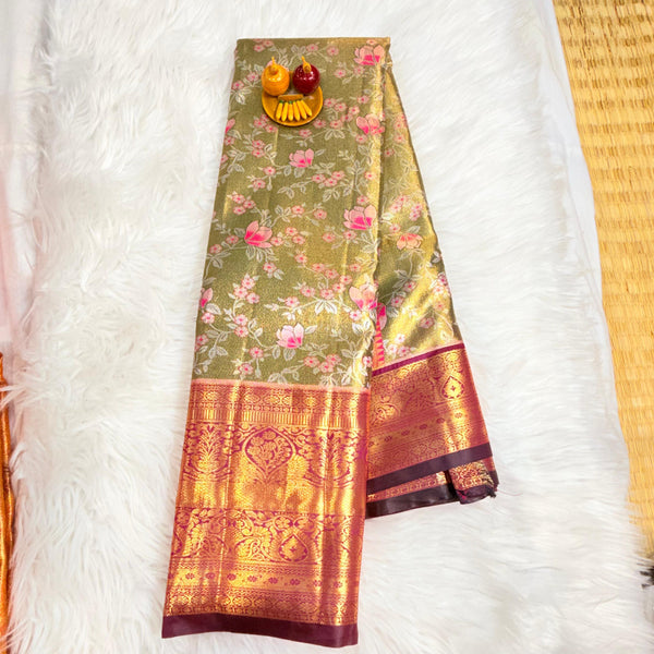 Semi Kanchipattu Saree