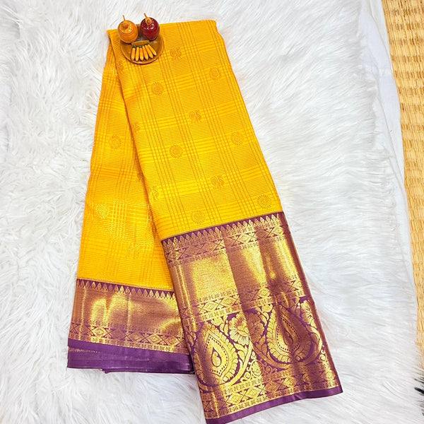 Semi Kanchipattu Saree
