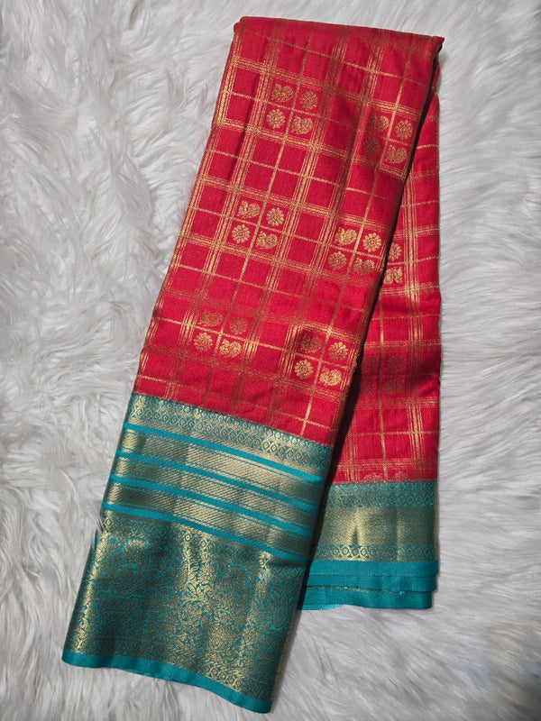 Semi Kanchipattu Saree