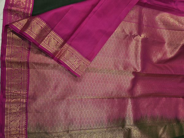 Kanchi Pattu - Green