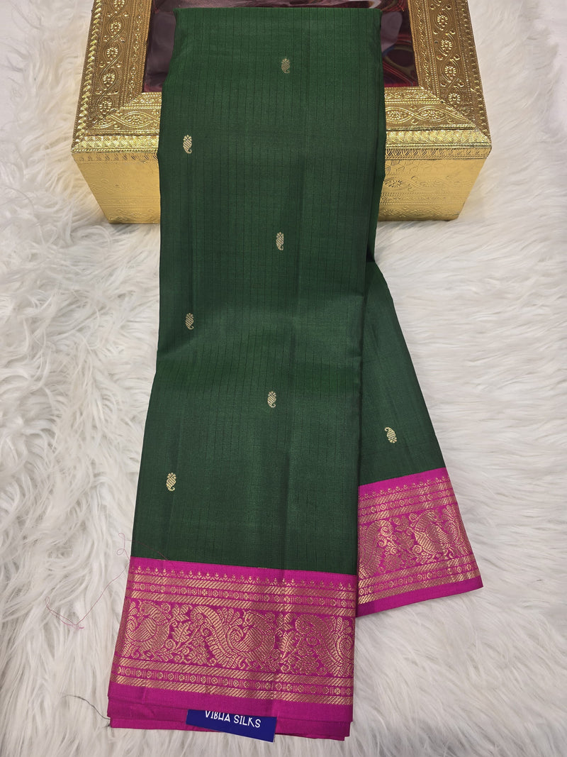 Kanchi Pattu - Green