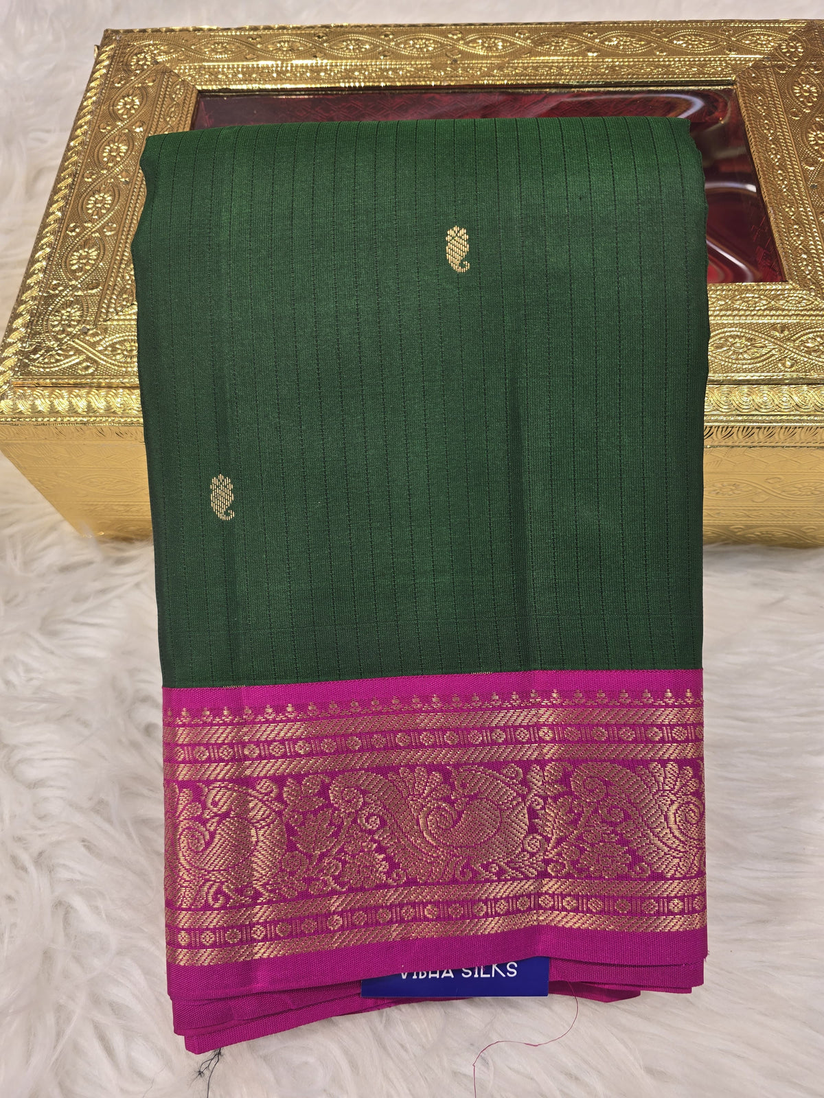 Kanchi Pattu - Green