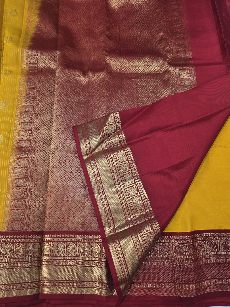 Kanchi Pattu - Yellow