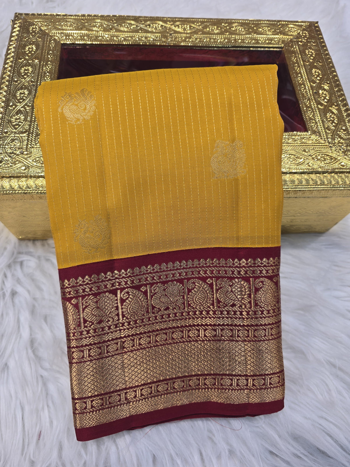 Kanchi Pattu - Yellow