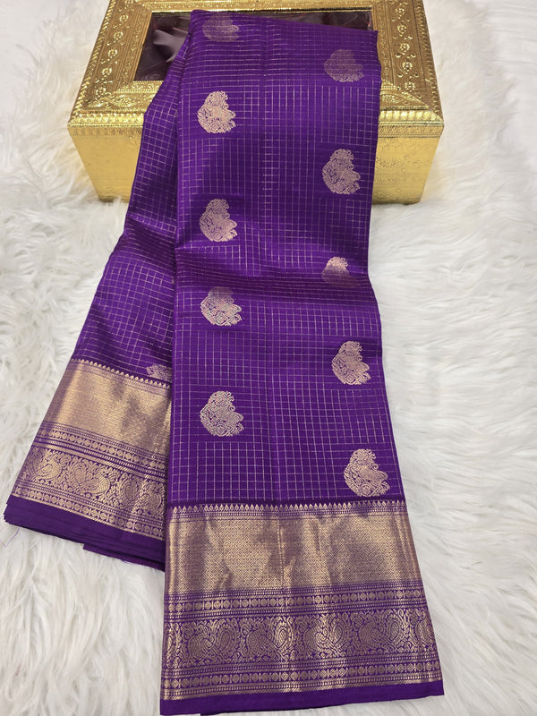 Kanchi Pattu - Purple