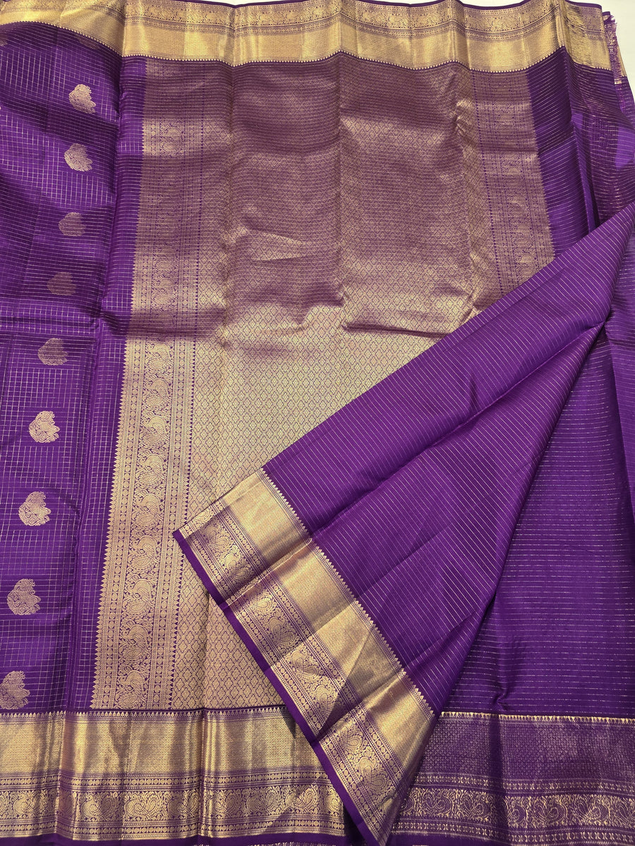 Kanchi Pattu - Purple