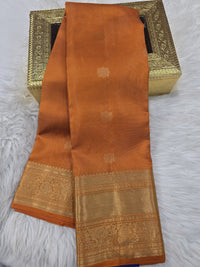Kanchi Pattu - Orange