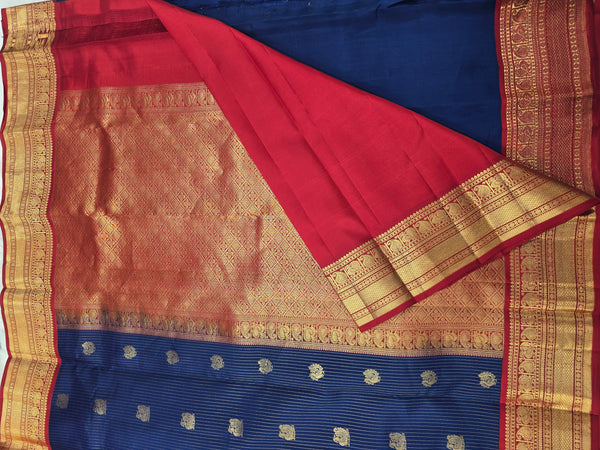 Kanchi Pattu - Dark Blue