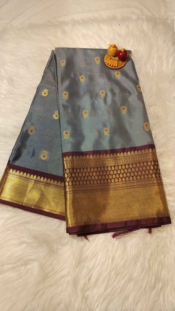 Soft Silk Meenakari- BG2