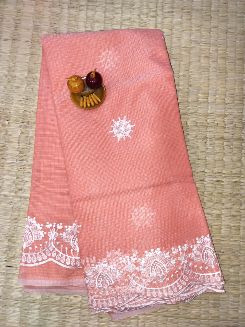 Pure Kota Embroidery Saree