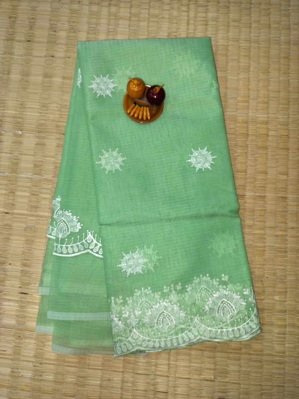 Pure Kota Embroidery Saree