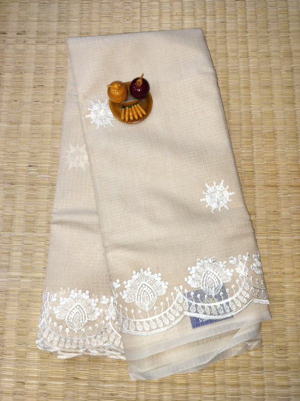 Pure Kota Embroidery Saree