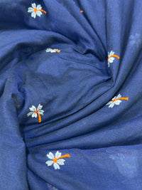 Khadi Cotton - Navy Blue