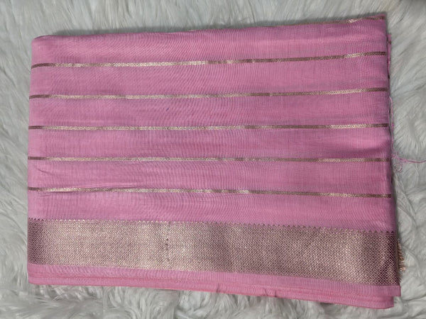 Maheshwari Silk - Baby Pink