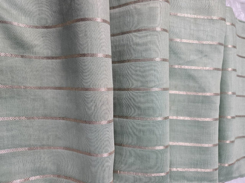 Maheshwari Silk - Pista Green