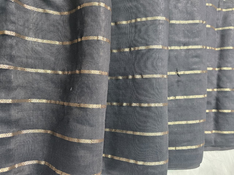 Maheshwari Silk - Black