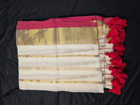 Mul Cotton - Red Border